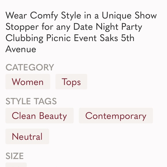 COPY- NWT Saks Fifth Avenue Exclusive Alice & Olivia Chambray Calla Top … - Picture 11 of 12